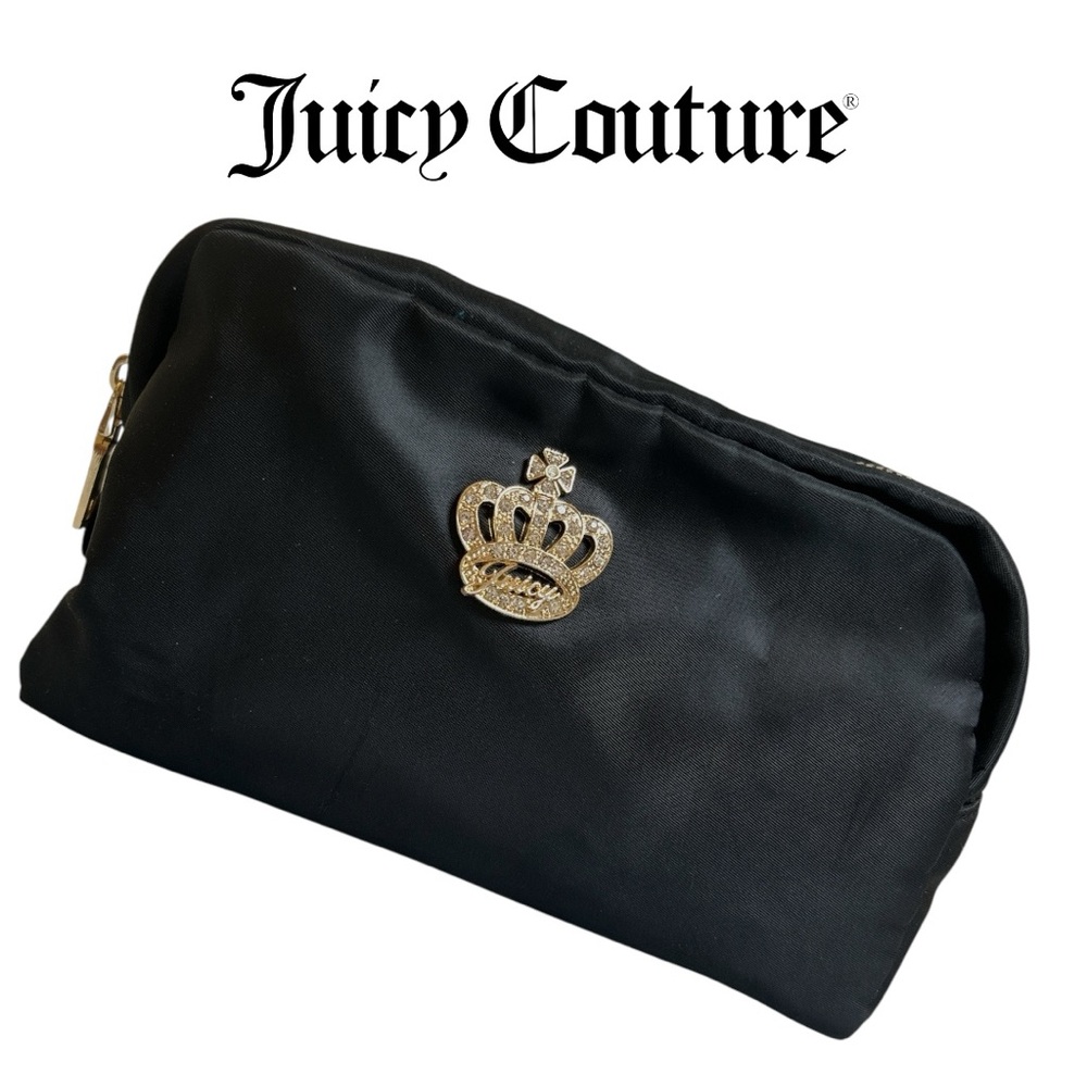Juicy Couture Black Rhinestone Logo Bag‎